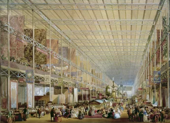 Innenansicht der Großen Ausstellung aller Nationen, 1851